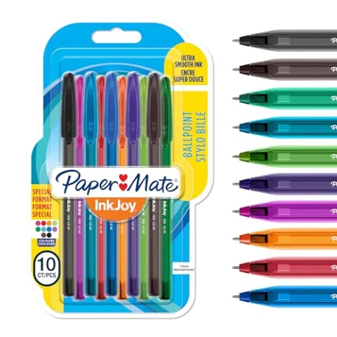 10 bolígrafos Paper Mate InkJoy 100ST