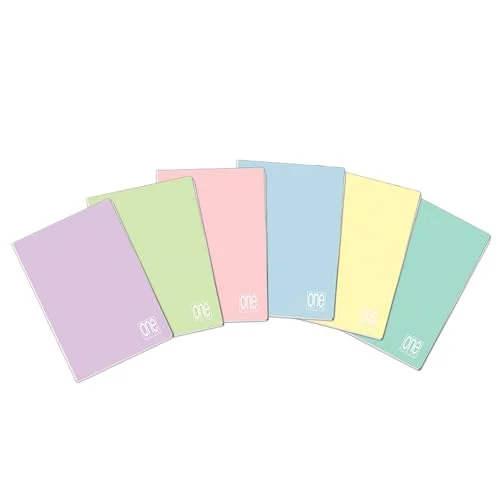 10 cuadernos Blasetti One Color Pastello por 5,65 € (antes 11,90 €)