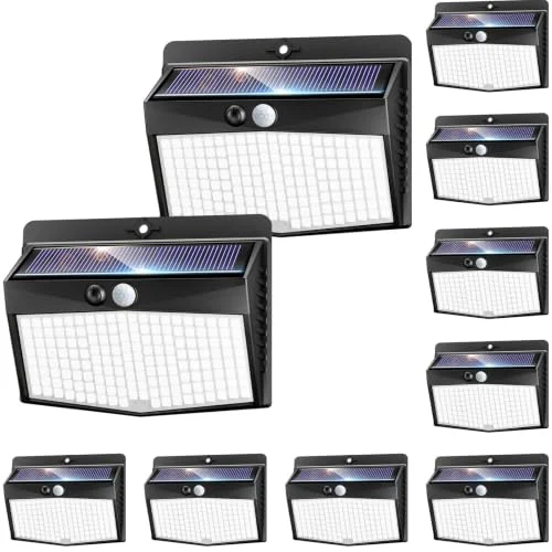 10 focos solares nipify con sensor por 44,10 € (antes 59,99 €)