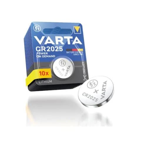 10 pilas de botón VARTA CR2025