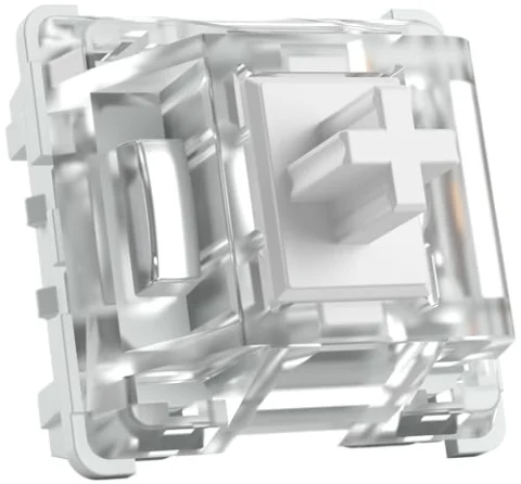 120 switches Gateron Clear para teclado mecánico