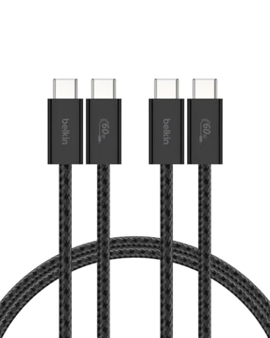 2 cables Belkin USB-C a USB-C de 1,5 m