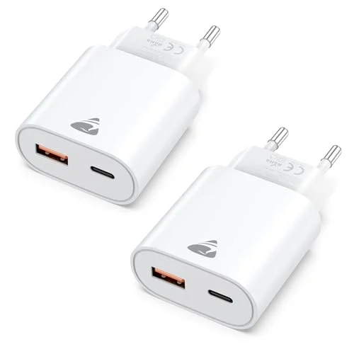 2 cargadores USB-C 20 W Aioneus por 10,79 € (-33 %)