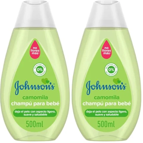 2 champús Johnson’s Baby Camomila 500 ml