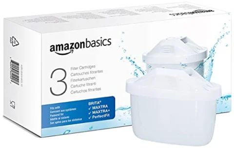 3 cartuchos de agua Amazon Basics