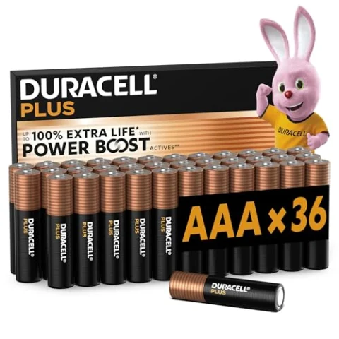 36 pilas Duracell Plus AAA