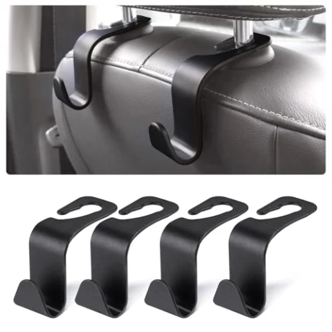 4 ganchos URAQT para reposacabezas del coche