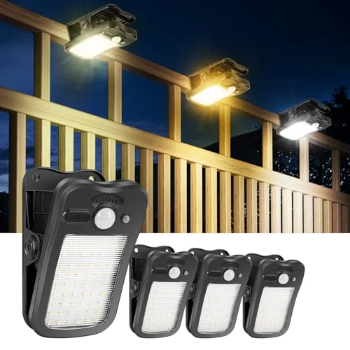 4 luces solares BlueYu con sensor por 28,21 € (antes 36,99 €)