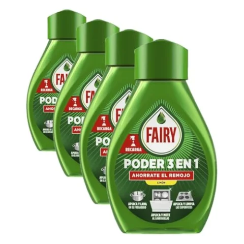 4 recambios Fairy Poder Sin Remojo