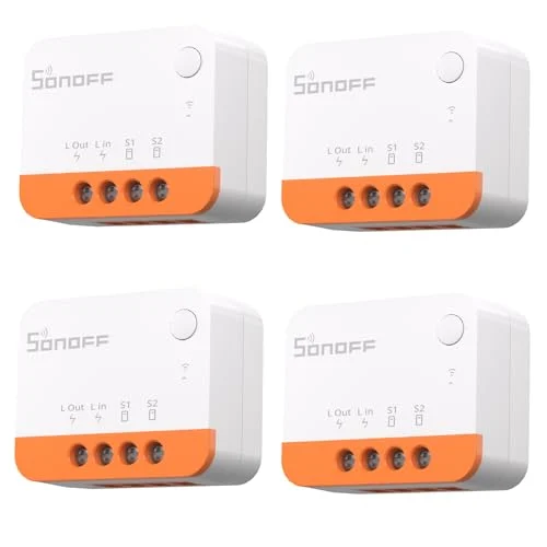 4 SONOFF ZBMINIL2 Zigbee sin neutro por 36,93 € (antes 69,99 €)