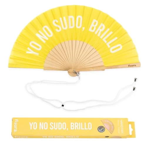 Abanico Fisura “yo no sudo, brillo” por 8,99 € (-25 %)