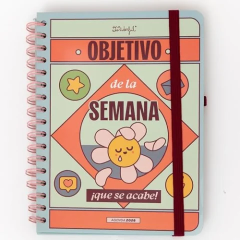 Agenda Mr. Wonderful 2026 + bolígrafo