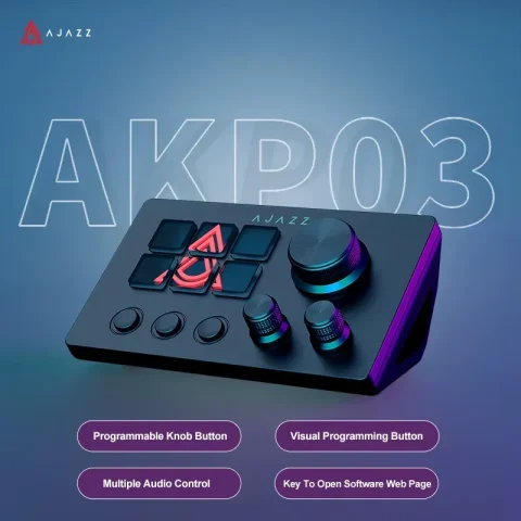 Ajazz AKP03E/153E, panel de control programable