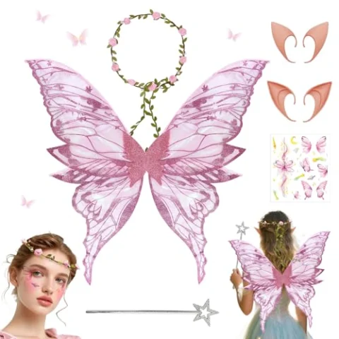 Alas de hada con accesorios Fettwal