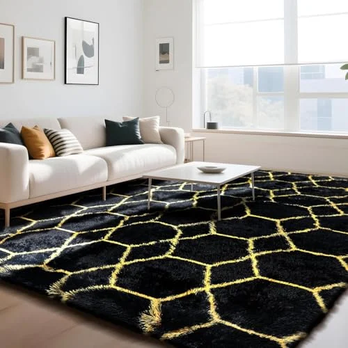 Alfombra gris de pelo largo 200 x 300 cm por 37,69 €