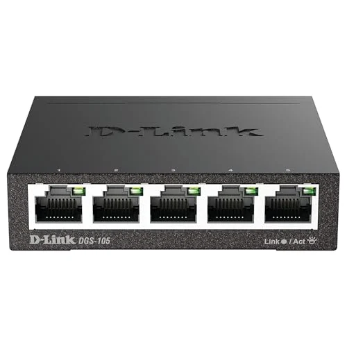 D-Link DGS-105, switch Gigabit de 5 puertos por 11,99 € (-25 %)