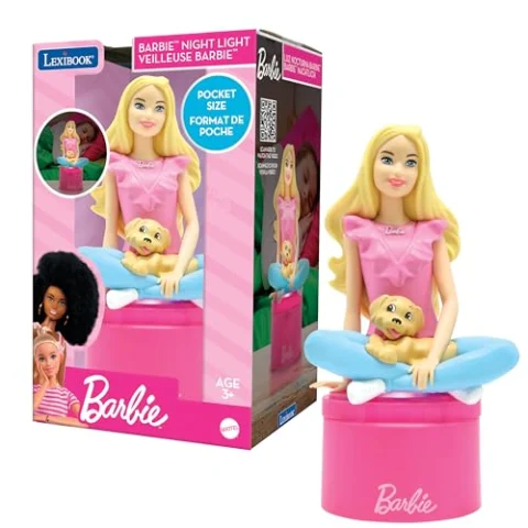 Luz nocturna LED de Barbie