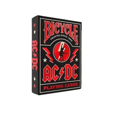 Baraja de cartas Bicycle AC/DC