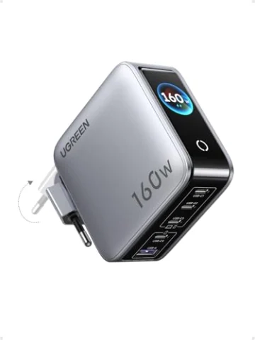 UGREEN Nexode Pro 160W USB-C con pantalla TFT