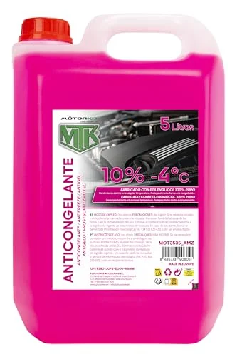Anticongelante Motorkit MTK Rosa 5 L por 9,80 € (-30 %)