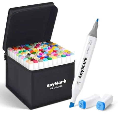 AnyMark 100 rotuladores de alcohol