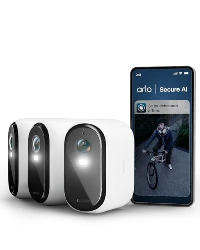 Arlo Essential 3 2K XL (3 cámaras) por 174,99 €: ahorra un 35 %