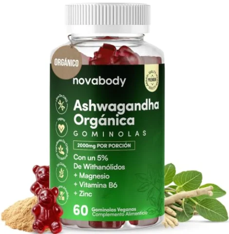 Ashwagandha en gominolas Novabody