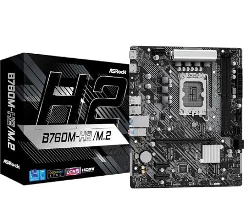 ASRock B760M-H2/M.2 por 64 €: placa base Micro ATX con DDR5