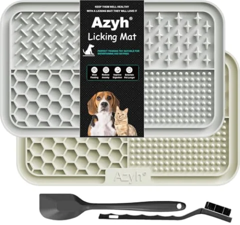 Azyh Alfombrilla de lamer para perros y gatos