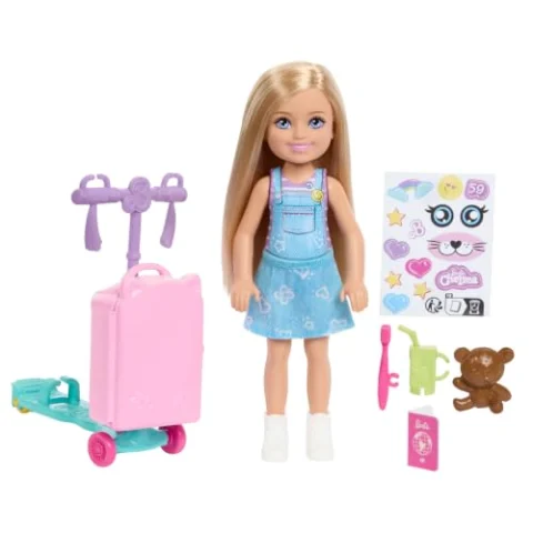 Barbie Club Chelsea con maleta y accesorios