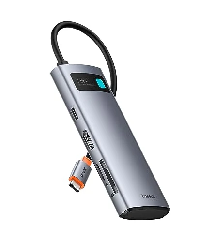 Baseus Hub USB-C 7 en 1 con HDMI 4K por 12,37 € (-38 %)