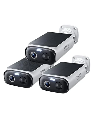 Baseus Security S1 Lite [3-CAM] exterior solar por 123,49 € (-27 %)
