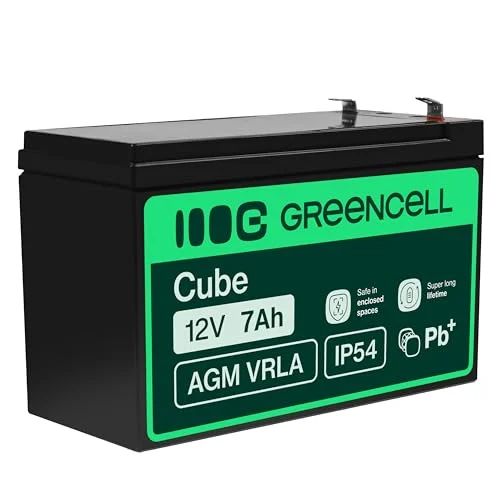 Batería Green Cell AGM 12 V 7 Ah por 17,68 € (-23 %)