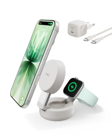 Belkin UltraCharge Pro 2 en 1 Qi2 25W