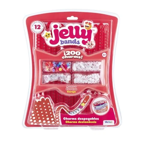 Bizak Jelly Bands Cereza con abalorios y charms