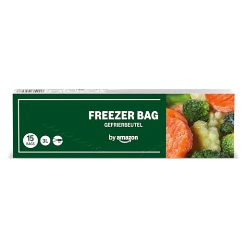 Bolsas de congelación by Amazon 3 L (15 uds.)