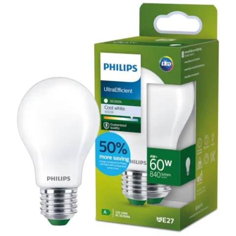Bombilla LED Philips E27 4W