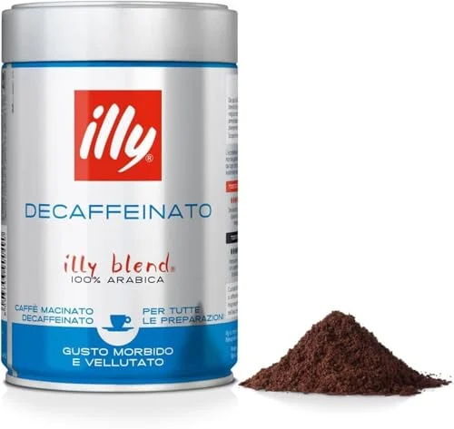 Café molido espresso descafeinado illy de 250 g por 9,99 €