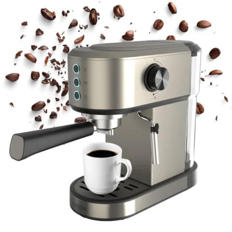 Cafetera espresso Black+Decker 1350W y 20 bares