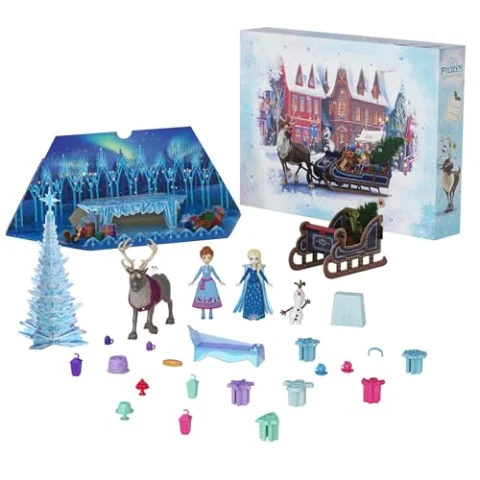 Calendario de Adviento Frozen de Mattel con 24 sorpresas