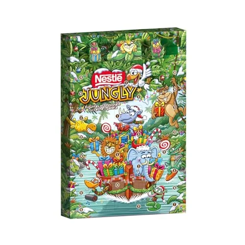 Calendario Nestlé Jungly de chocolate con leche por 5 €