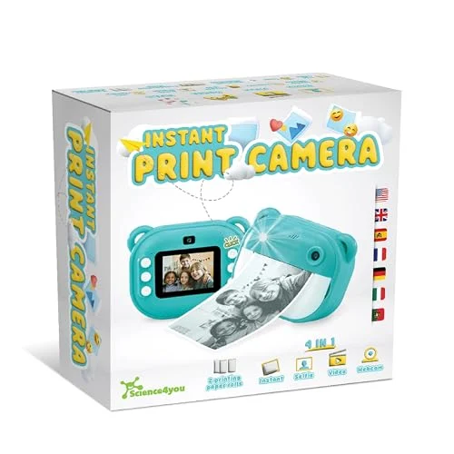 Cámara instantánea infantil Science4you por 34,20 € (antes 49,99 €)