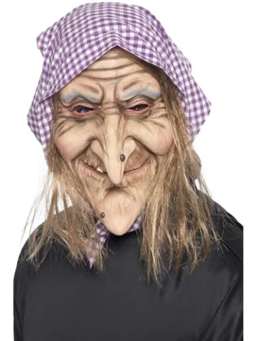 Careta de bruja vieja Smiffys