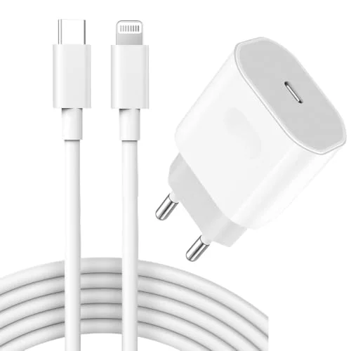 Cargador rápido USB-C ANVSI de 25 W con cable de 2 m por 11,99 €