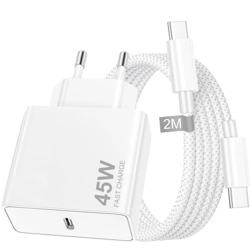 Cargador USB-C Keasen de 45 W con cable de 2 m por 10,99 €