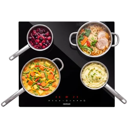 Cecotec Placa de Inducción 4 Zonas Bolero Squad I 4000Eco por 119 € (-65 %)