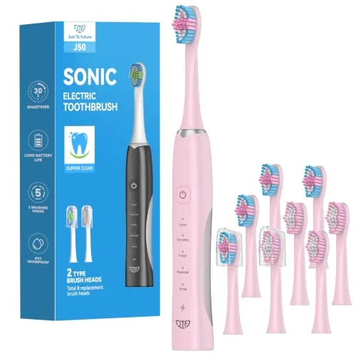 Cepillo de dientes eléctrico sónico JTF con 8 cabezales por 9,99 €