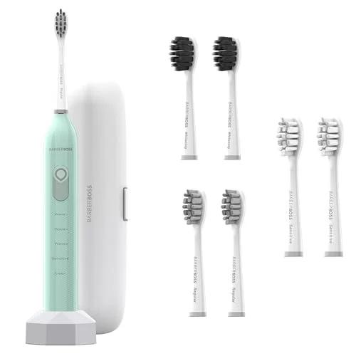 Cepillo eléctrico BarberBoss Sonic con 5 modos y 6 cabezales por 10,98 €