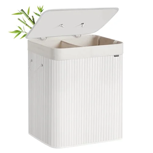 Cesto de ropa SONGMICS de bambú 120 L por 23,79 € (-15 %)