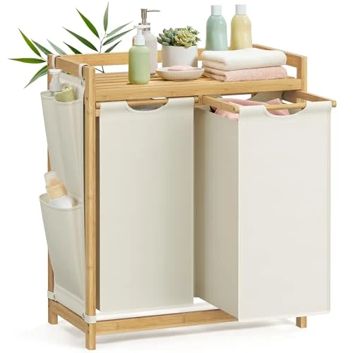 Cesto SONGMICS para ropa sucia de 2 compartimentos por 38,33 € (-23 %)